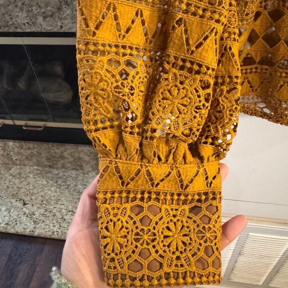 Anthropologie x La Maise Studio Kimaya Buttondown Shirt Size Medium - Picture 10 of 11